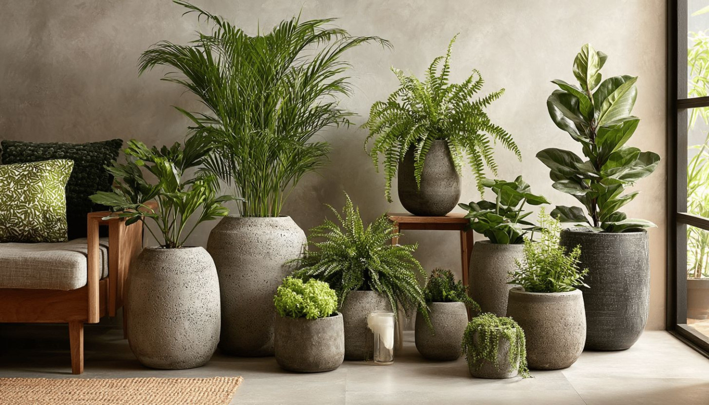 Sélection de plantes dépolluantes pour un intérieur sain et stylé