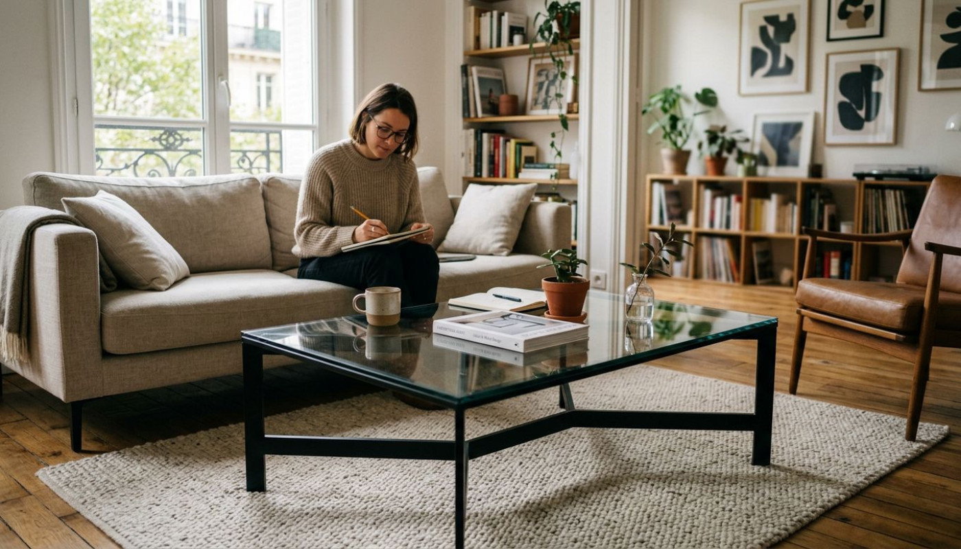 Table basse verre métal : quand la rencontre entre transparence et robustesse inspire les créateurs